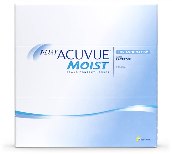 Acuvue Oasys 1-Day Moist for Astigmatism 90 Pack - $90/box