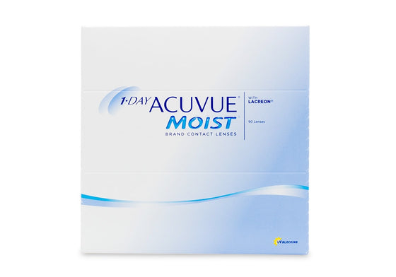 Acuvue 1-Day Moist 90 Pack - $65/box