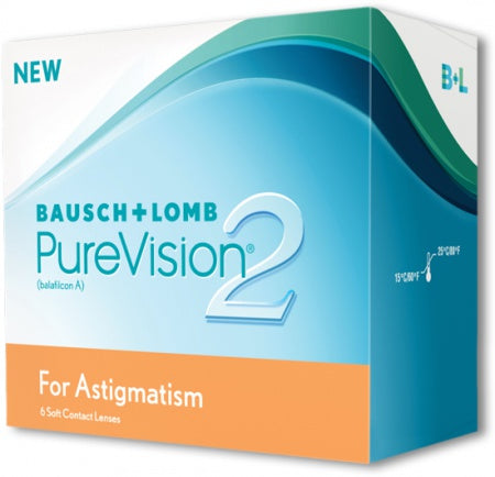 Bausch + Lomb Purevision 2 HD for Astigmatism 6 Pack - $61/box